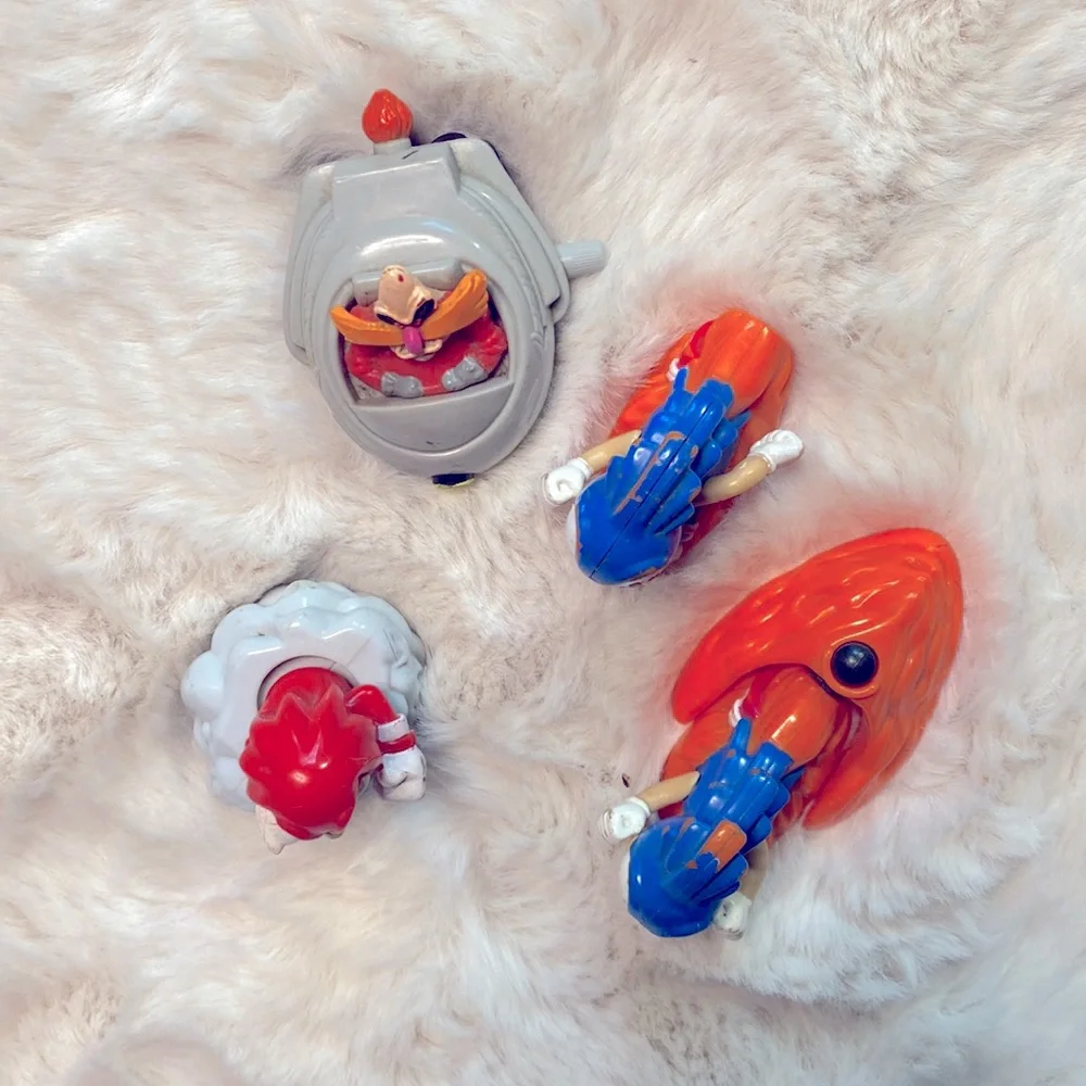 1993 SEGA McDonald's Sonic Promotion: Sonic, Knuckles, and Dr Robotnik/Eggman. - Picture 2 of 6
